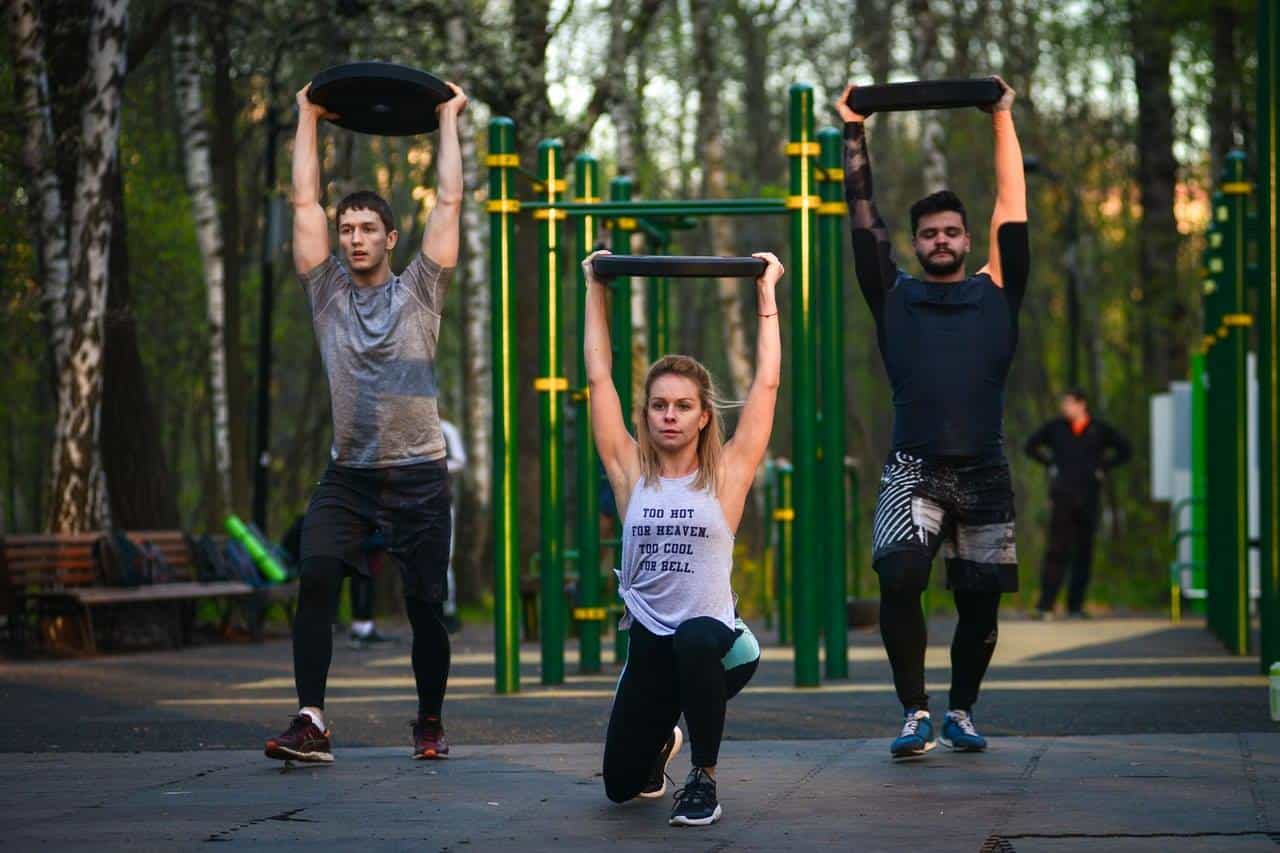 Workout площадка в Нескучном саду