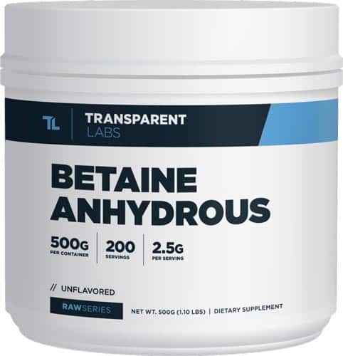 transparent labs betaine anhydrous