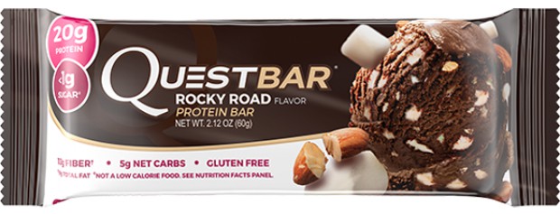 Questbar со вкусом rocky road