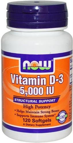 Витамин Д3 в форме капсул 120 штук 5000 МЕ