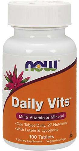 Упаковка daily vits 100 таблеток