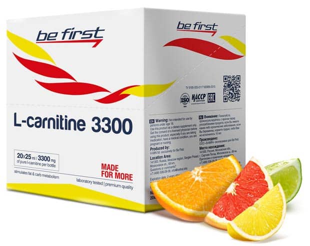 Добавка l-carnitine 3300 со вкусом цитрусовых