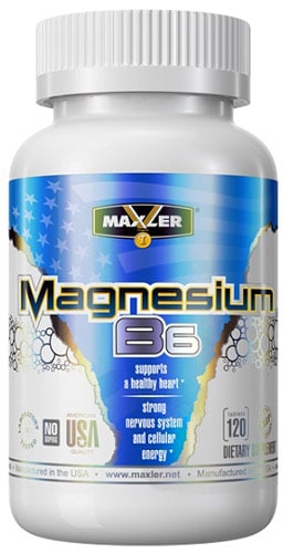 Магний и Б6 120 таблеток от Макслер