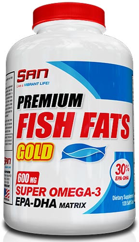 Упаковка БАДа san premium fish fats