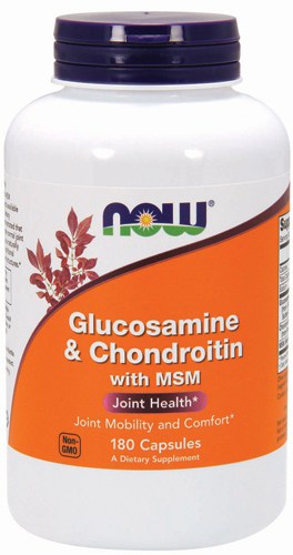 180 капсул БАДа Now Glucosamine Chondroitin Msm