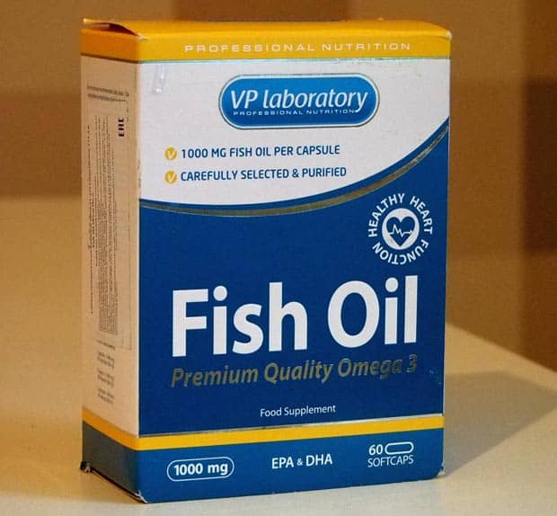 Капсулы БАДа vplab fish oil