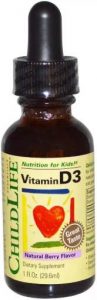 Витамин для детей Vitamin D3, Natural Berry Flavor
