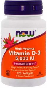 БАД Vitamin D-3, High PotencyNow Foods