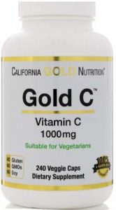 Упаковка добавки California Gold Nutrition, Vitamin C