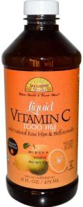 Упаковка добавки Liquid Vitamin C, Natural Citrus Flavor Dynamic Health Laboratories