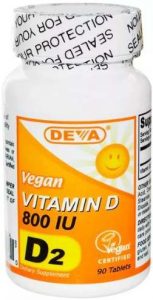 Добавка Deva Витамин D веганский