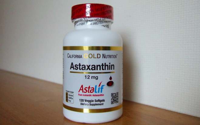 Упаковка капсул California Gold Nutrition Astaxanthin