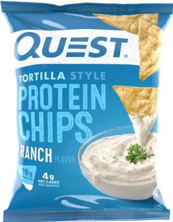 Quest Chips со вкусом тортильи и соуса
