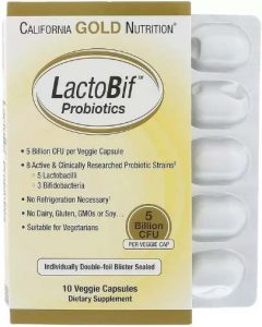 Добавка LactoBif Probiotics 5 Billion CFU