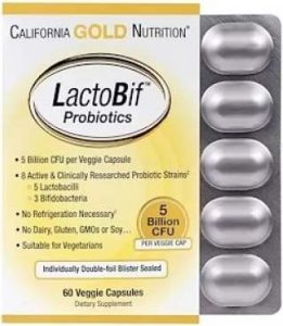 Добавка 60 капсул LactoBif Probiotics 5 Billion CFU
