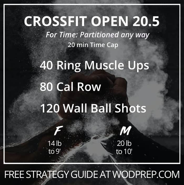 CrossFit Open Workout 20.5
